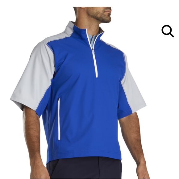 FootJoy Men's Sport Short Sleeve Golf Windshirt size large NWT - Picture 2 of 6
